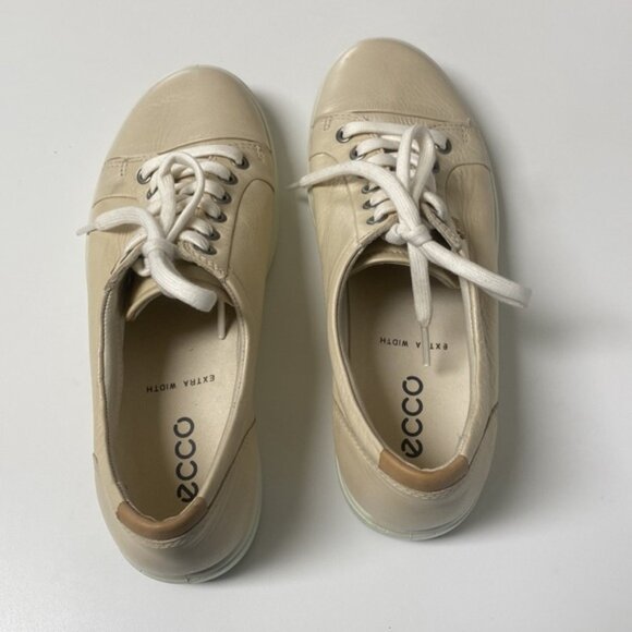 ECCO Soft 7 Women’s Beige Sneakers - Picture 5 of 8